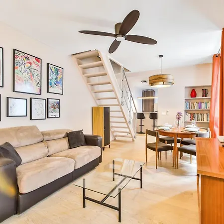 Spacious Duplex Oberkampf - Bail Mobilité * Parigi